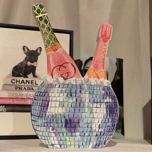 Colorful Champagne Fashion Bottle Art